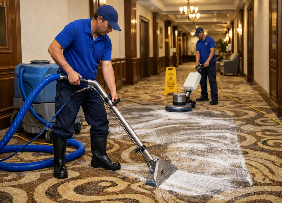 cuci karpet hotel