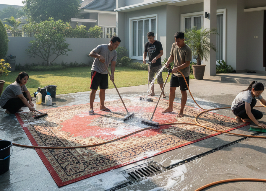 cuci karpet rumah